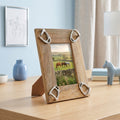 Equestrian Stirrup Photo Frame - Mango Wood with Nickel Plated Cast Aluminium Horse Bits | 23cm x 28cm