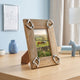 Equestrian Stirrup Photo Frame - Mango Wood with Nickel Plated Cast Aluminium Horse Bits | 23cm x 28cm
