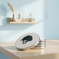 Horse Helmet Coaster Acrylic Finish 3.5"