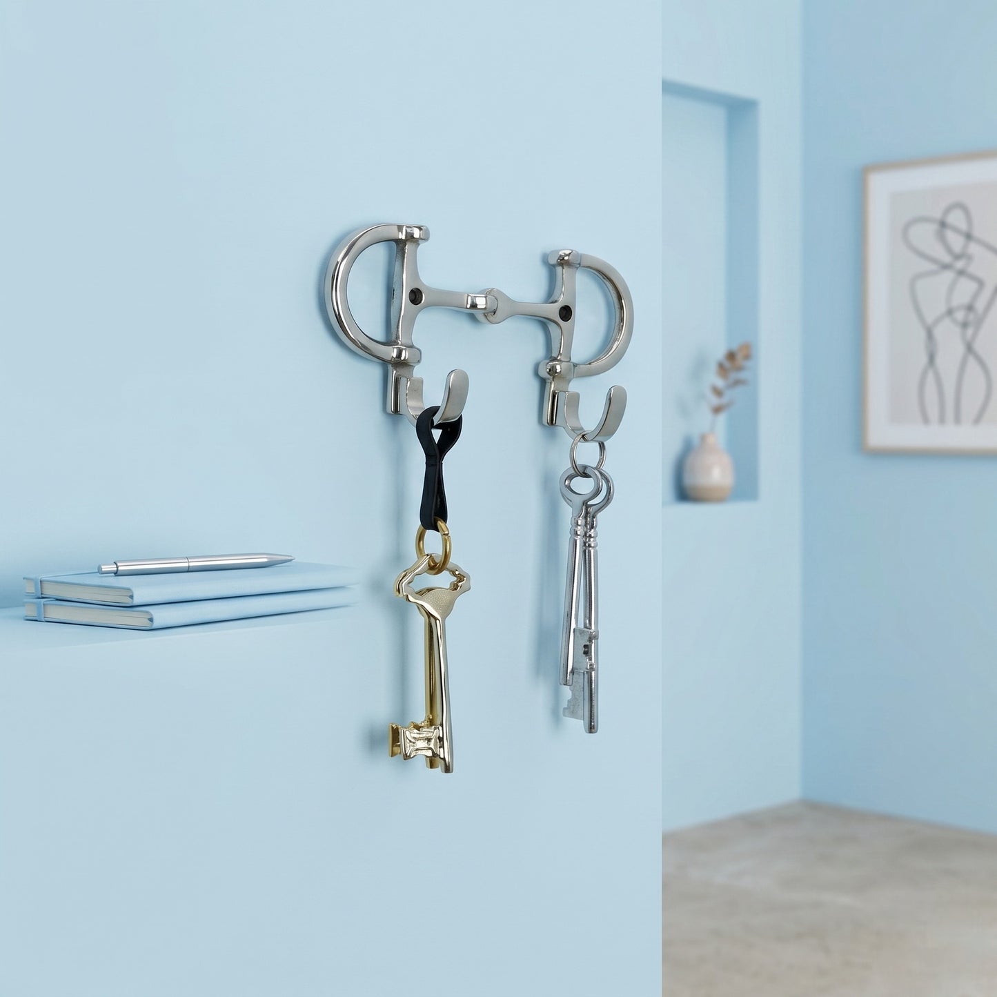 Horse Bit Wall Hook 9"