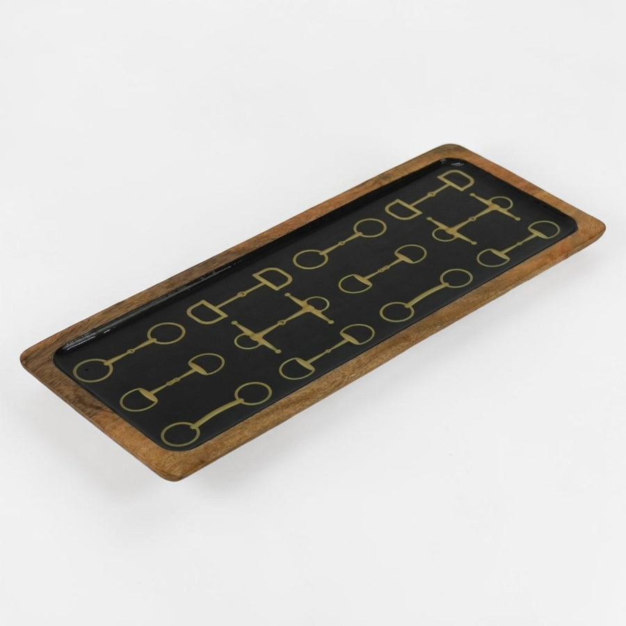Horse Bit Tray Acrylic Finish Rectangular 16"