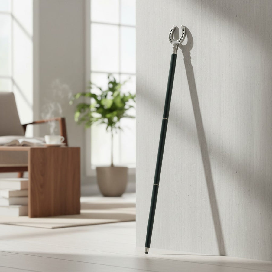 Horse Shoe Walking Stick 3-Fold