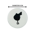Equestrian Saddle Coaster - Stainless Steel with Acrylic Finish | 9x9 cm Horse Riding Drink Coaster