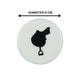 Equestrian Saddle Coaster - Stainless Steel with Acrylic Finish | 9x9 cm Horse Riding Drink Coaster