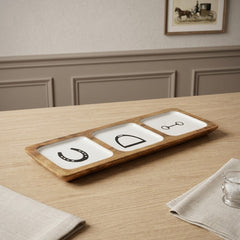 Horse Shoe Stirrup Bit Tray Acrylic Finish