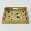 Equestrian Tray Acrylic Finish Square 13