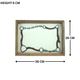 Horse Halter Tray Acrylic Finish Rectangular 14"