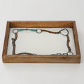 Horse Halter Tray Acrylic Finish Rectangular 14"