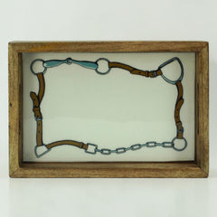 Horse Halter Tray Acrylic Finish Rectangular 14"