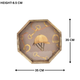 Equestrian Tray Acrylic Finish Octagonal 14"