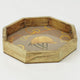 Equestrian Tray Acrylic Finish Octagonal 14"