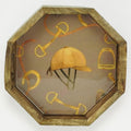 Equestrian Tray Acrylic Finish Octagonal 14"