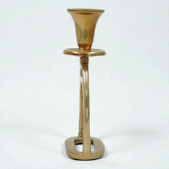 Equestrian Decor Stirrup Candle Holder-Brass Antique-17.5X9X5 CM