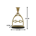 Horse Stirrup Bit Candle Stand 9"