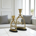 Horse Stirrup Bit Candle Stand 6"